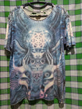 Vintage Vtg Space Tribe Psychedelic Lsd Trippy Alien Alex Grey