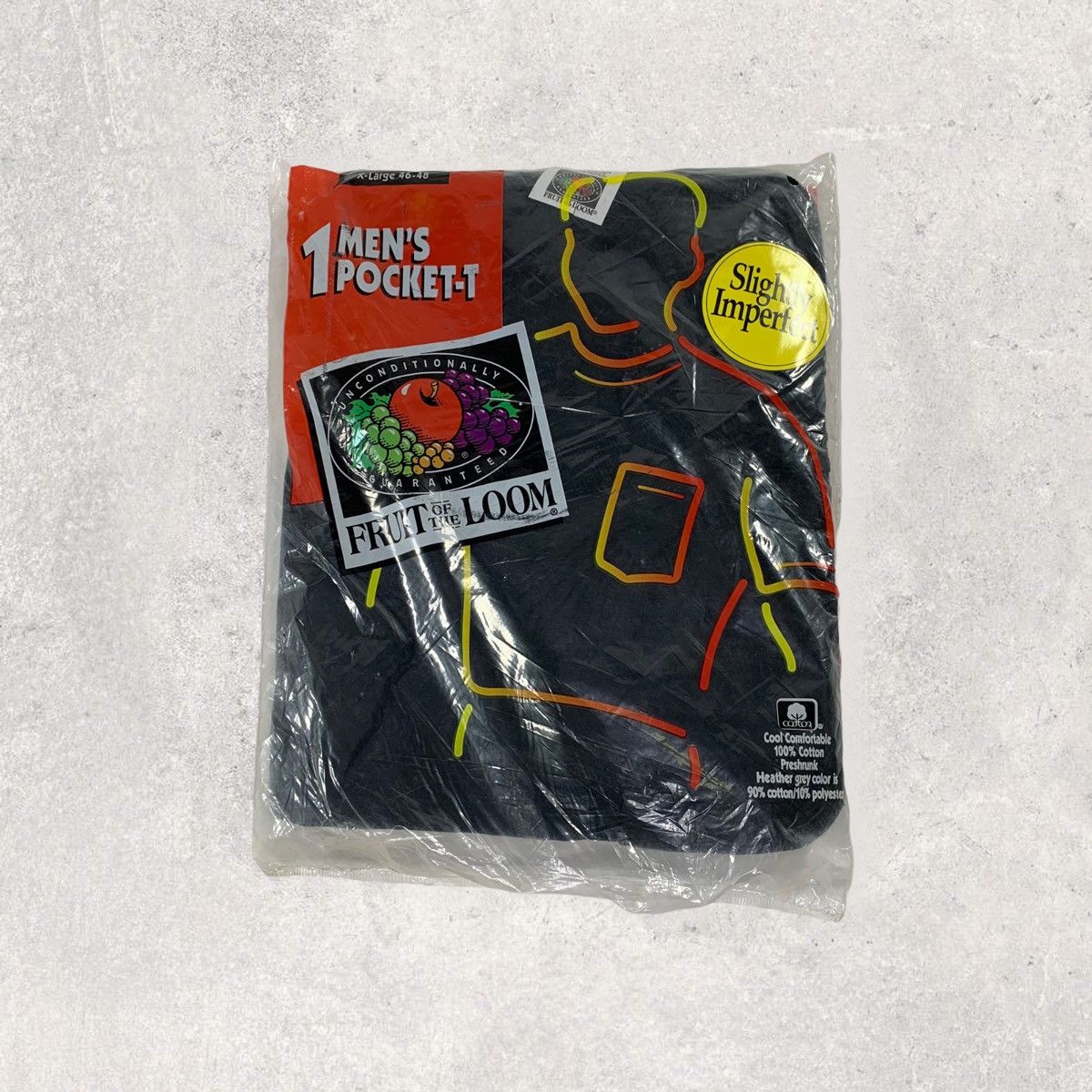 Vintage 1995 Fruit Of The Loom Pocket T Shirt