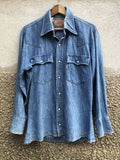 Levi S Rare Vintage 70s Levi S Western Shirt Orange Tab
