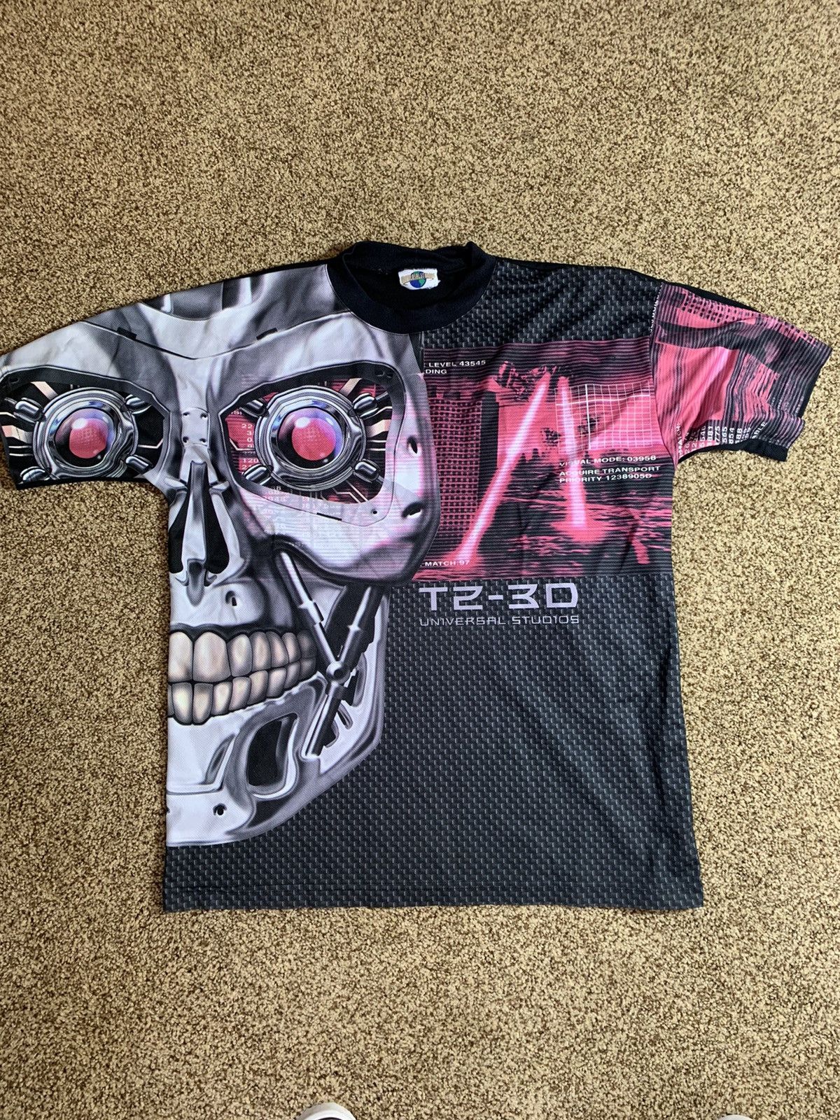 Vintage Terminator2 Judgement Day Movie Promo Tshirt Universal