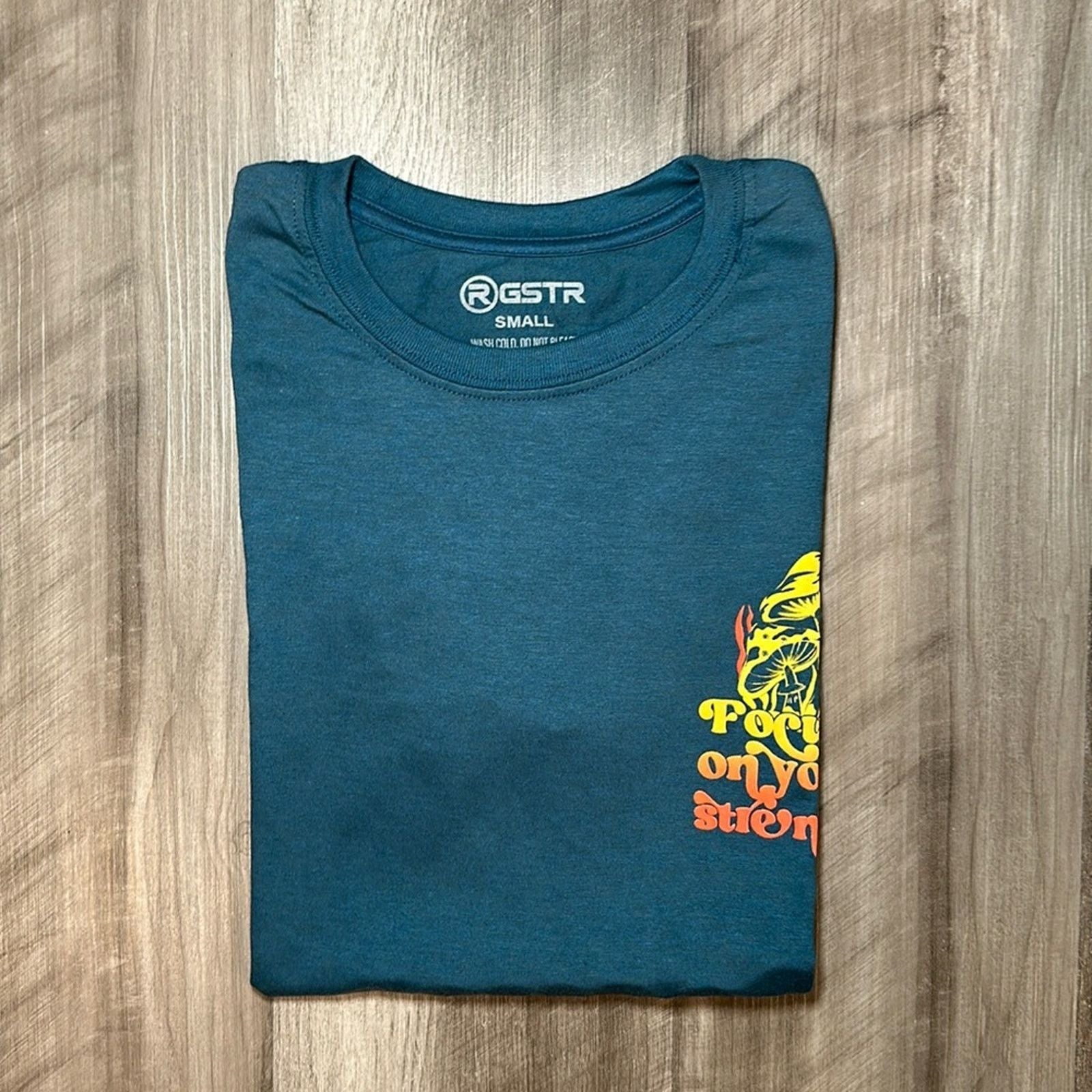 Other Rgstr Focus On Your Strengths Psychedelic Tee Nwot Small
