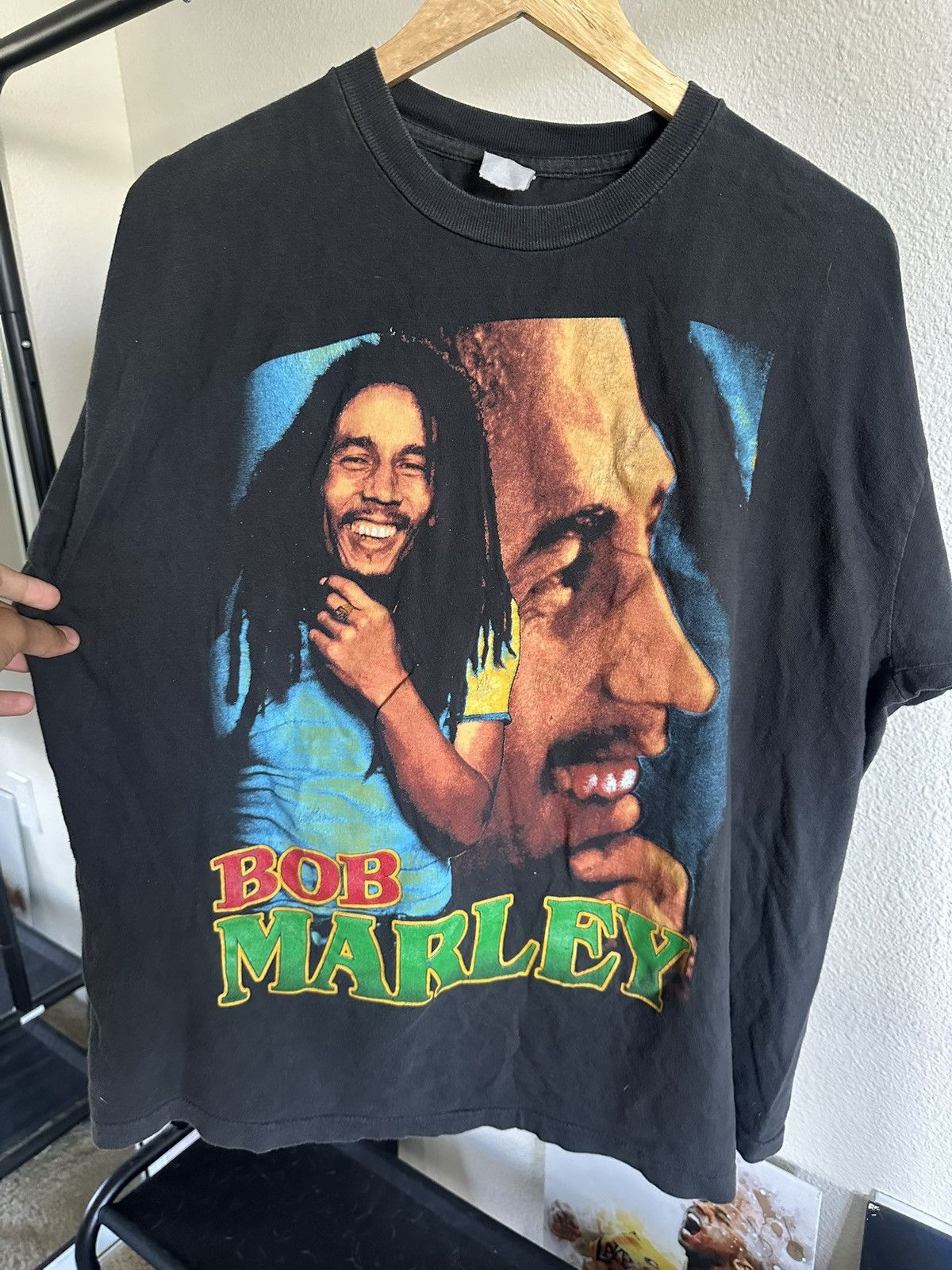 Bob Marley Vintage 90s Bob Marley I Shot The Sheriff Band Tee Hoodie, Sweatshirt | FlexRushtees.com