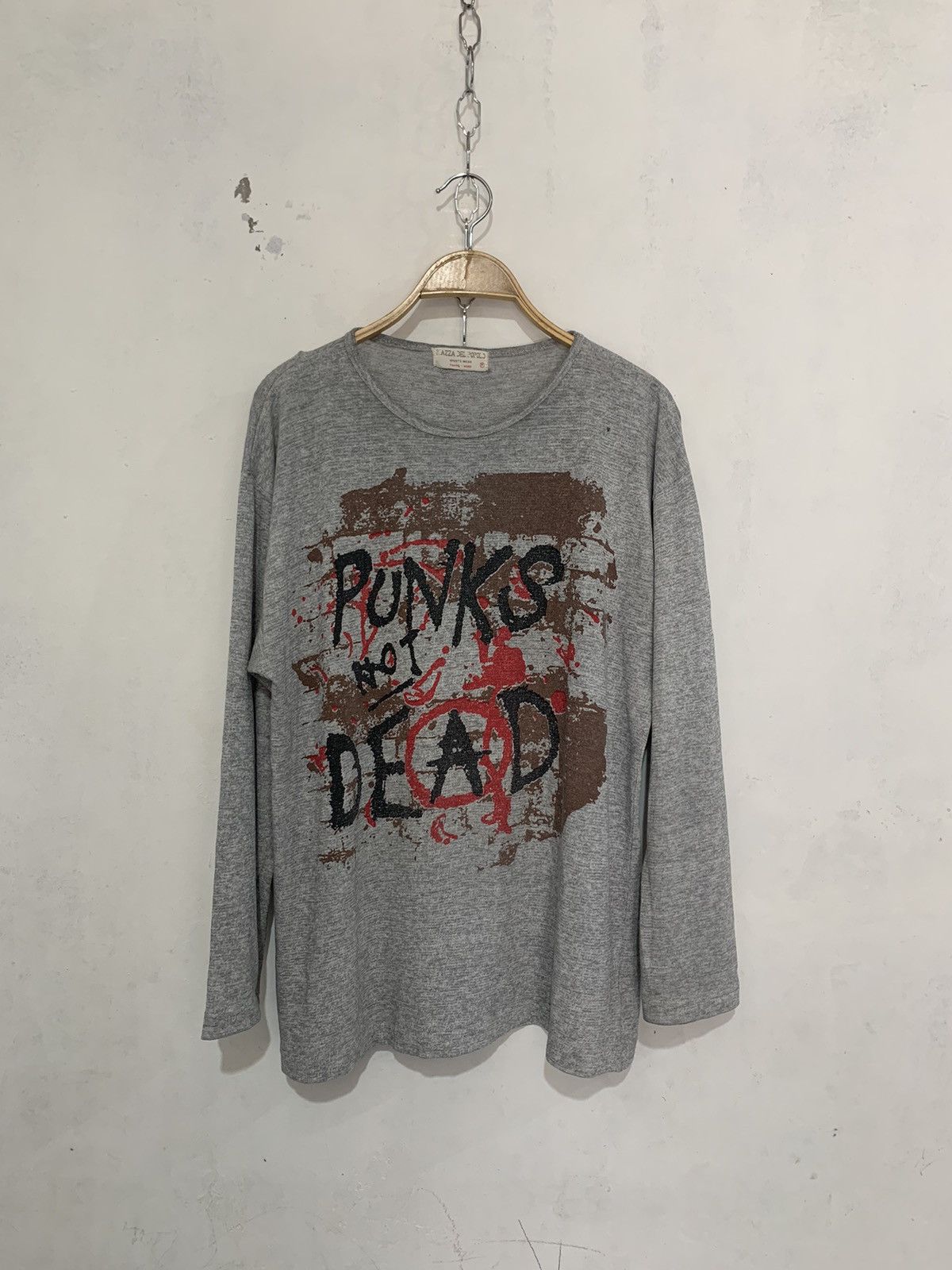 Vintage Piazza Del Popolo Punks Long Sleeve T Shirt