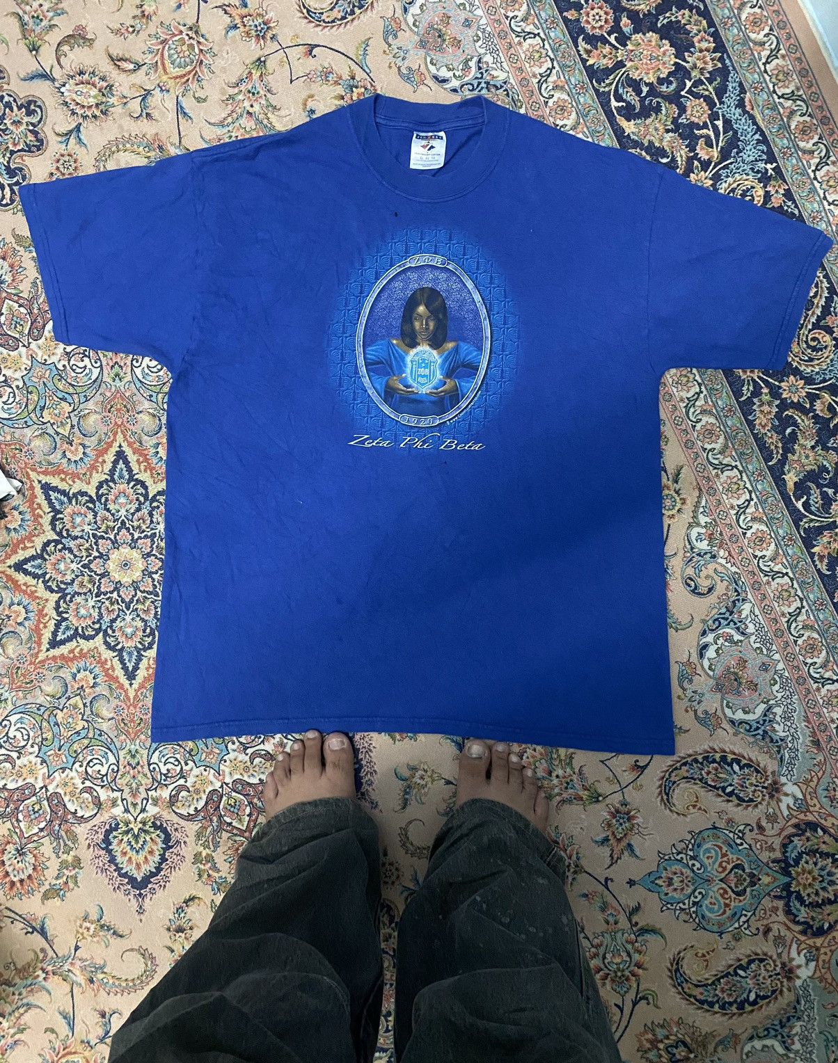Vintage 1998 Zeta Plu Beta Tag Jerzees