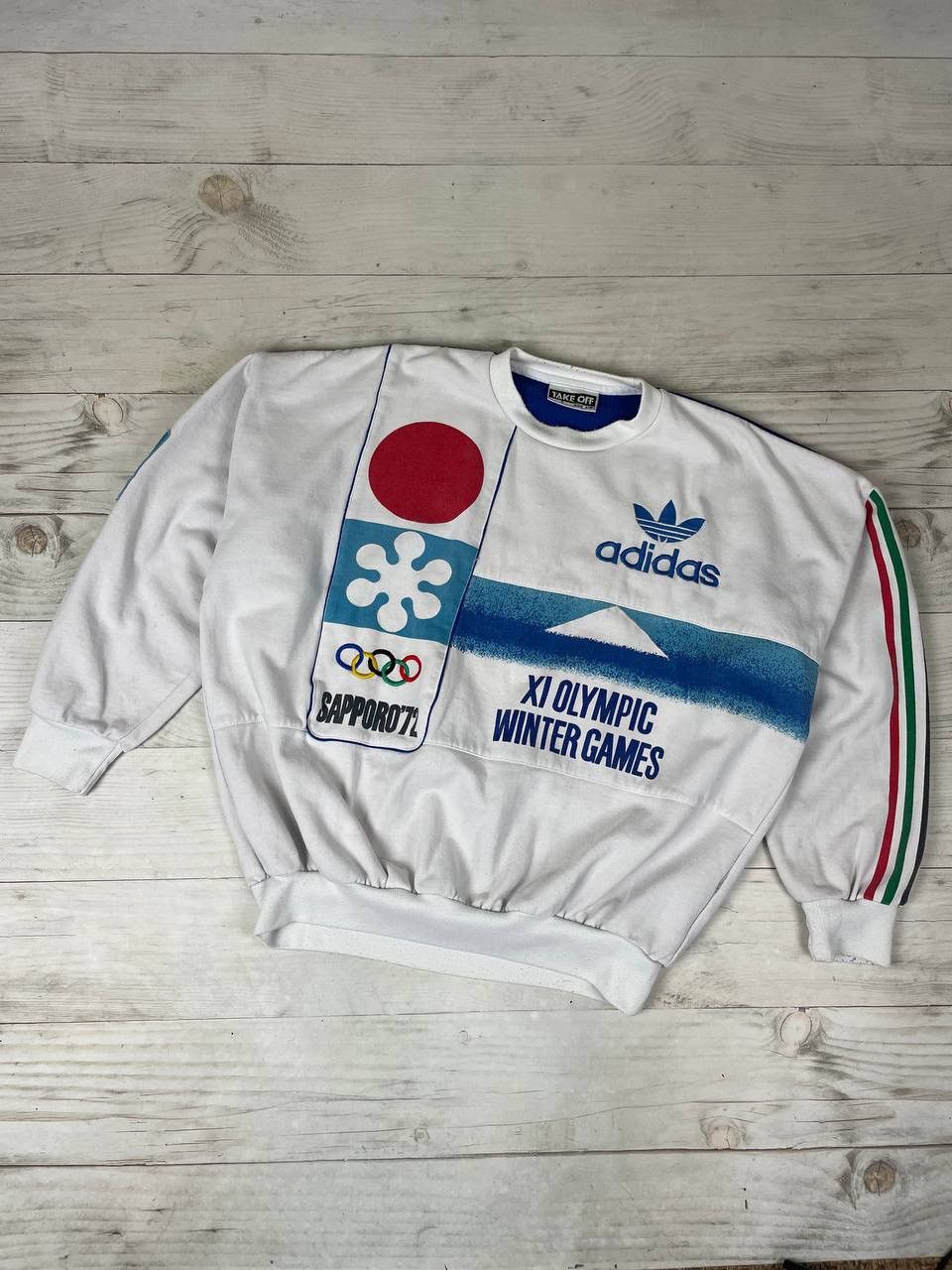 Vintage Adidas Winter Olympics Sapporo 1972 Sweatshirt 80s