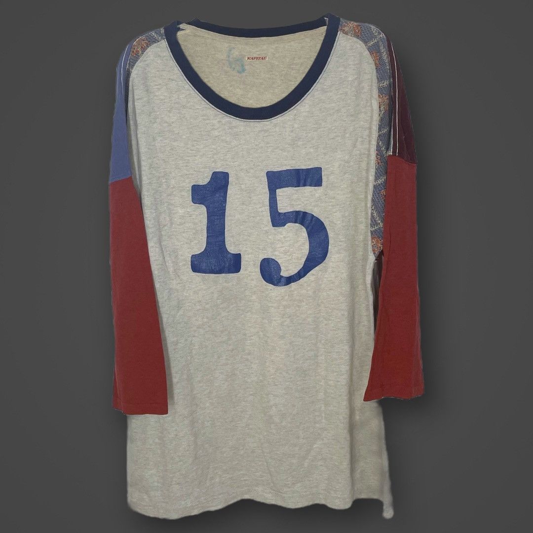 Kapital Patchwork Navajo Raglan Tee Shirt