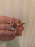 Jewelry Shining Hummingbird Brooch Pin Jewelry Gift For Her
