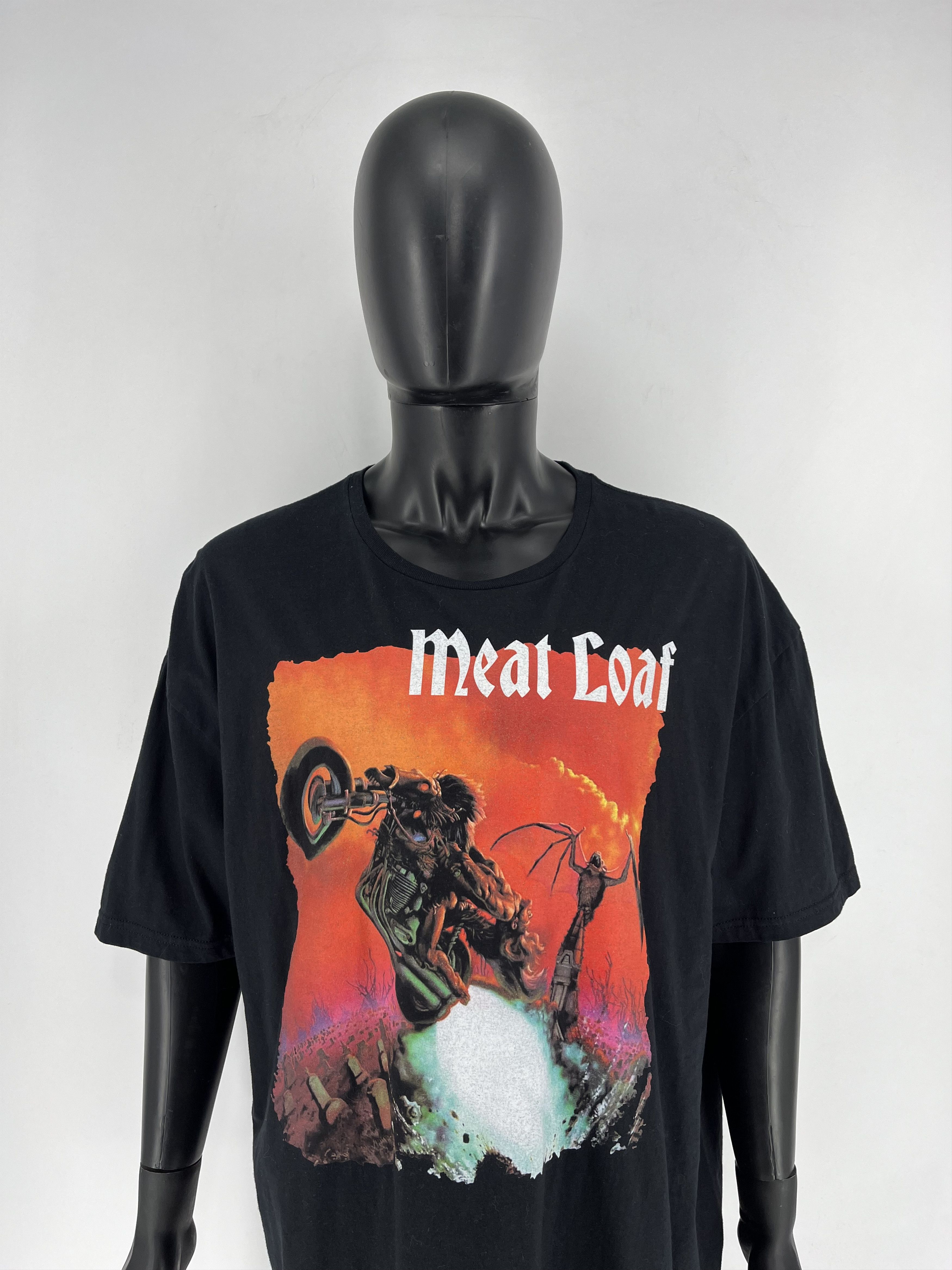Band Tees Vintage 90s Meat Loaf Bat Out Of Hell World Tour Tee Xxxl Hoodie, Sweatshirt | FlexRushtees.com