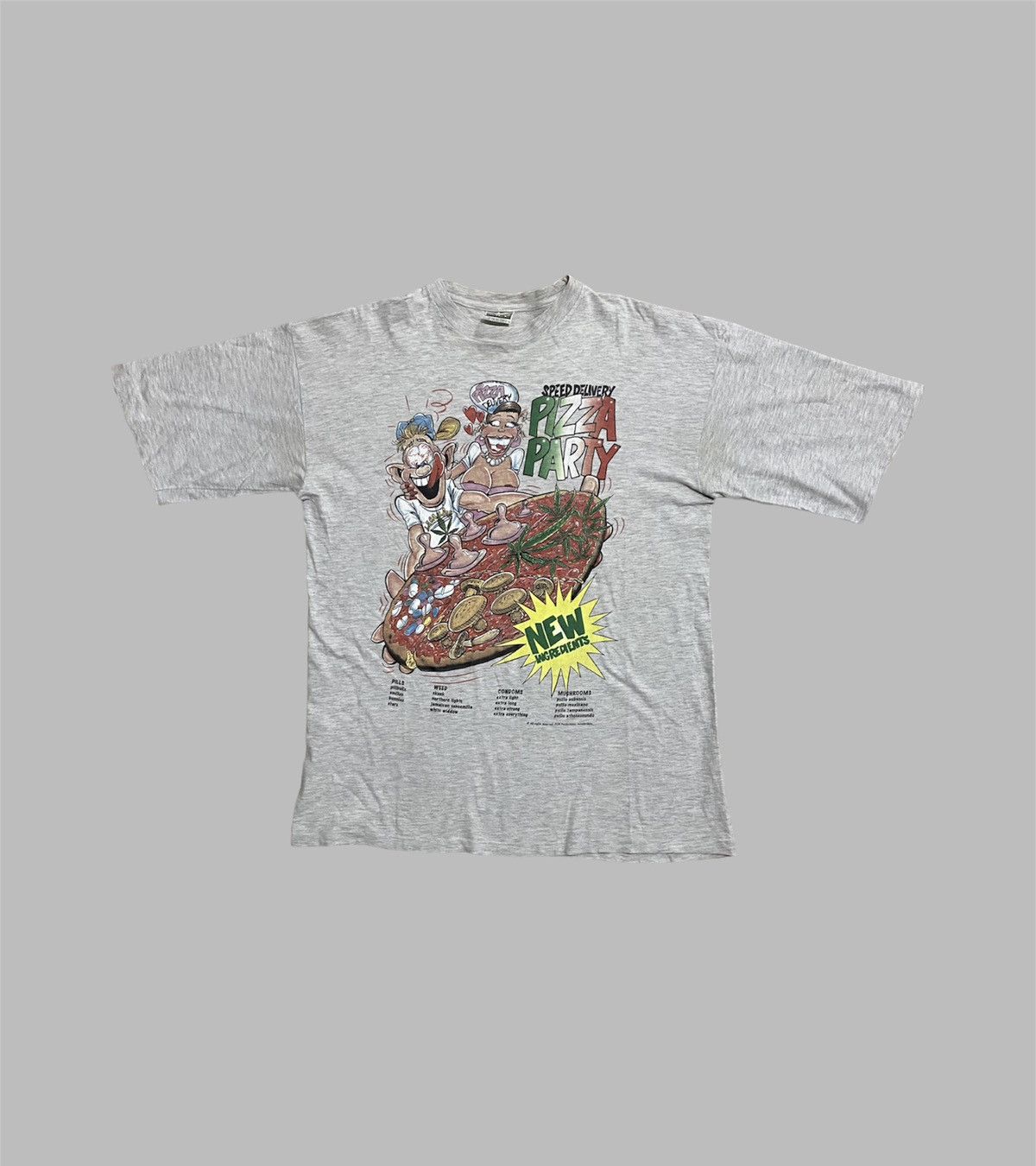 Vintage Pizza Party Amsterdam T Shirt Hoodie, Sweatshirt | FlexRushtees.com