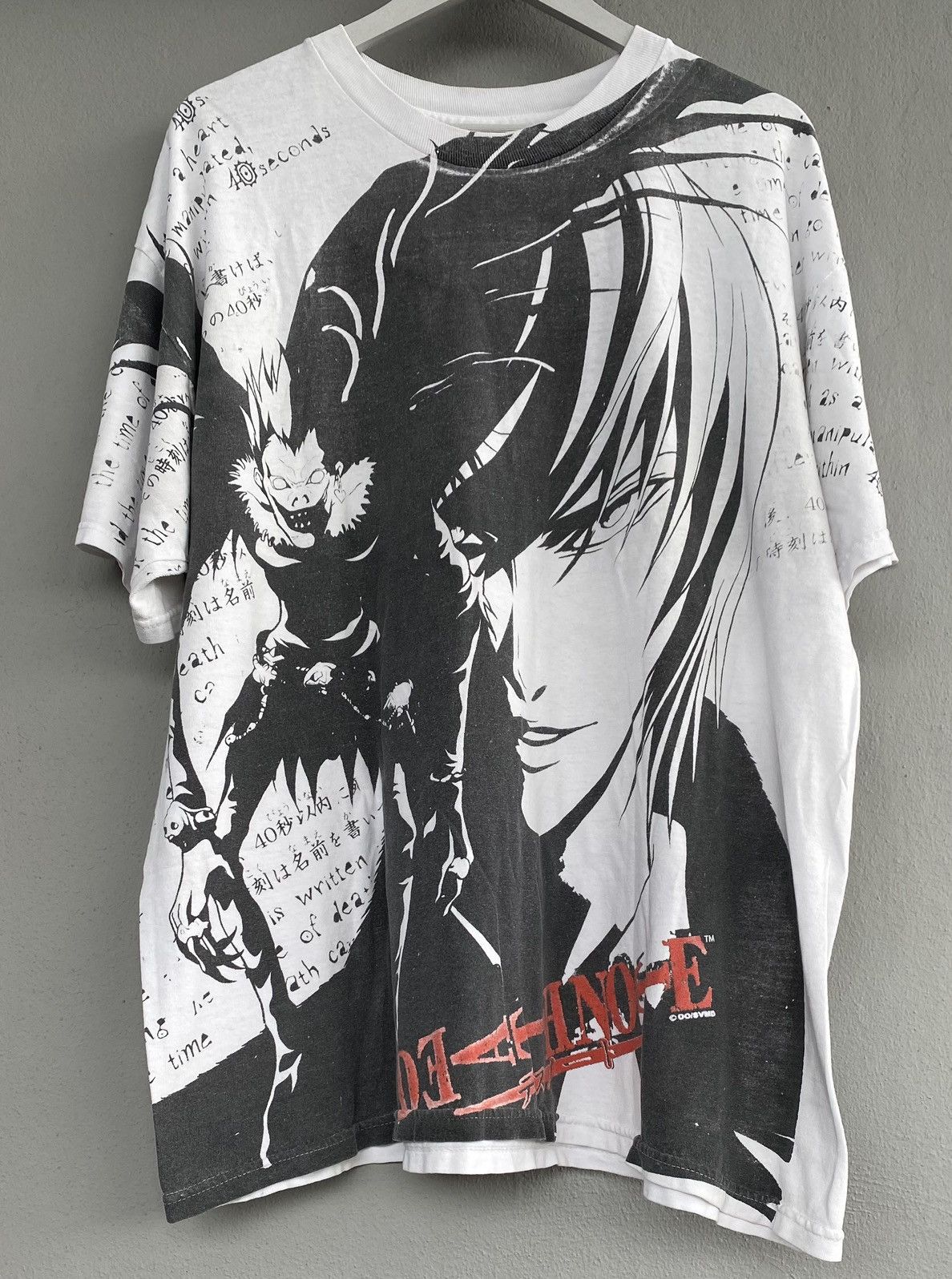 Japanese Brand X Vintage Vintage Death Note Deathnote Anime Tshirt