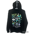 H M Wildflowers Printed Hoodie Sweatshirt Used T-Shirts | FlexRushtees.com