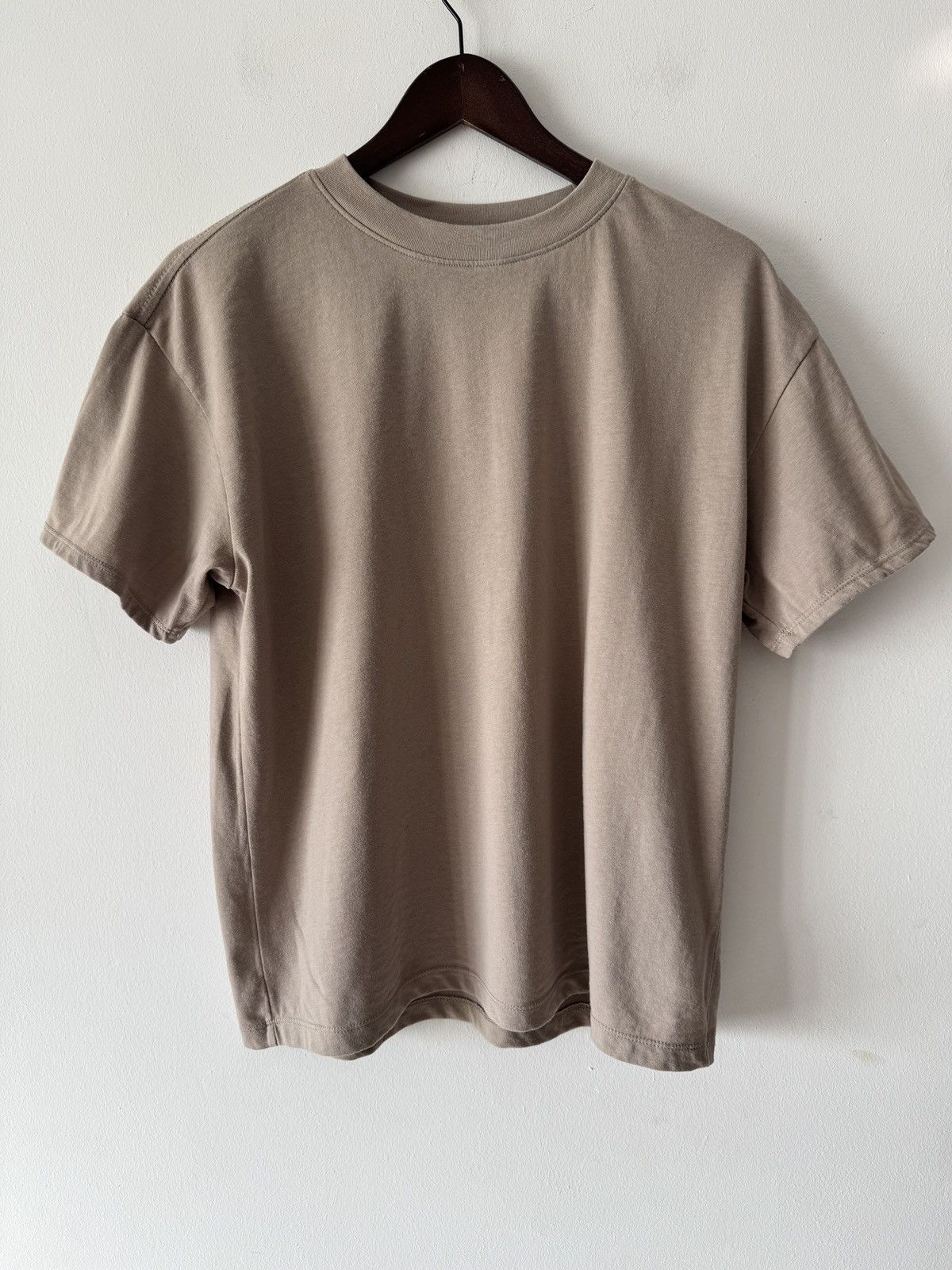 Essentials Tan Jersey T Shirt Hoodie, Sweatshirt | FlexRushtees.com
