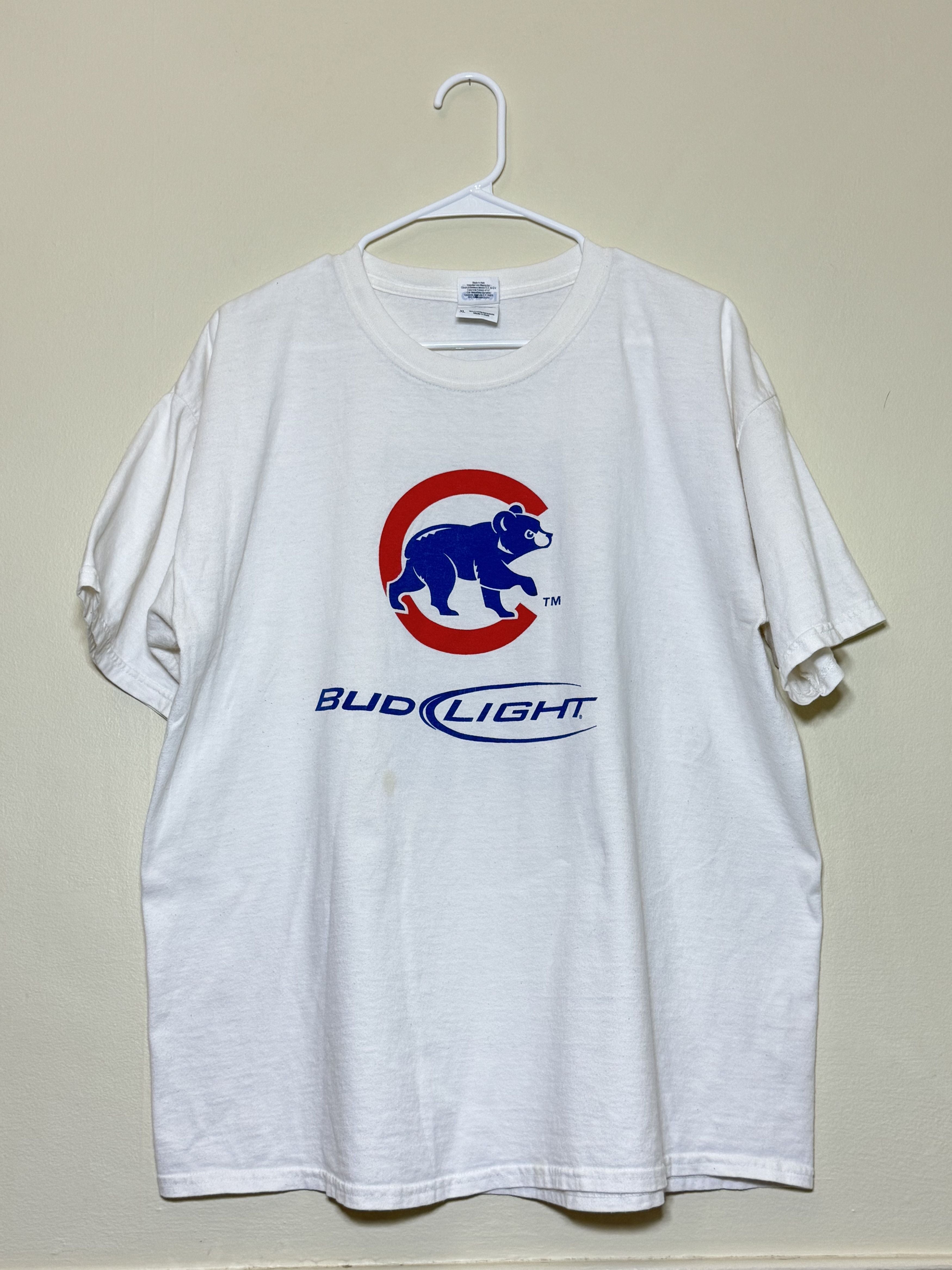 Vintage Bud Lite Cubs Tee Hoodie, Sweatshirt | FlexRushtees.com