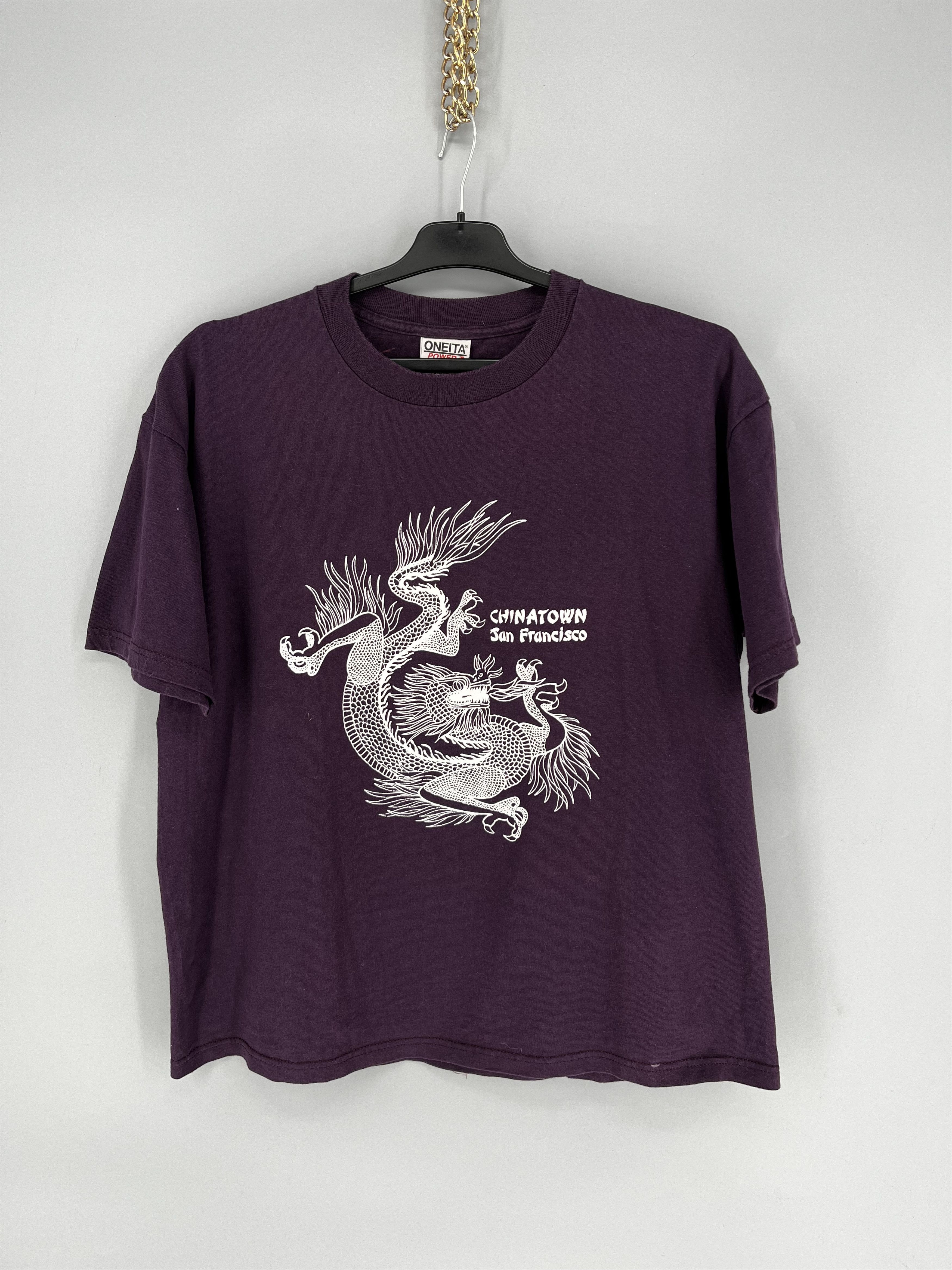 Other Vintage Y2k Washed Avantgarde Tribal Tee Dragon Streetwear L