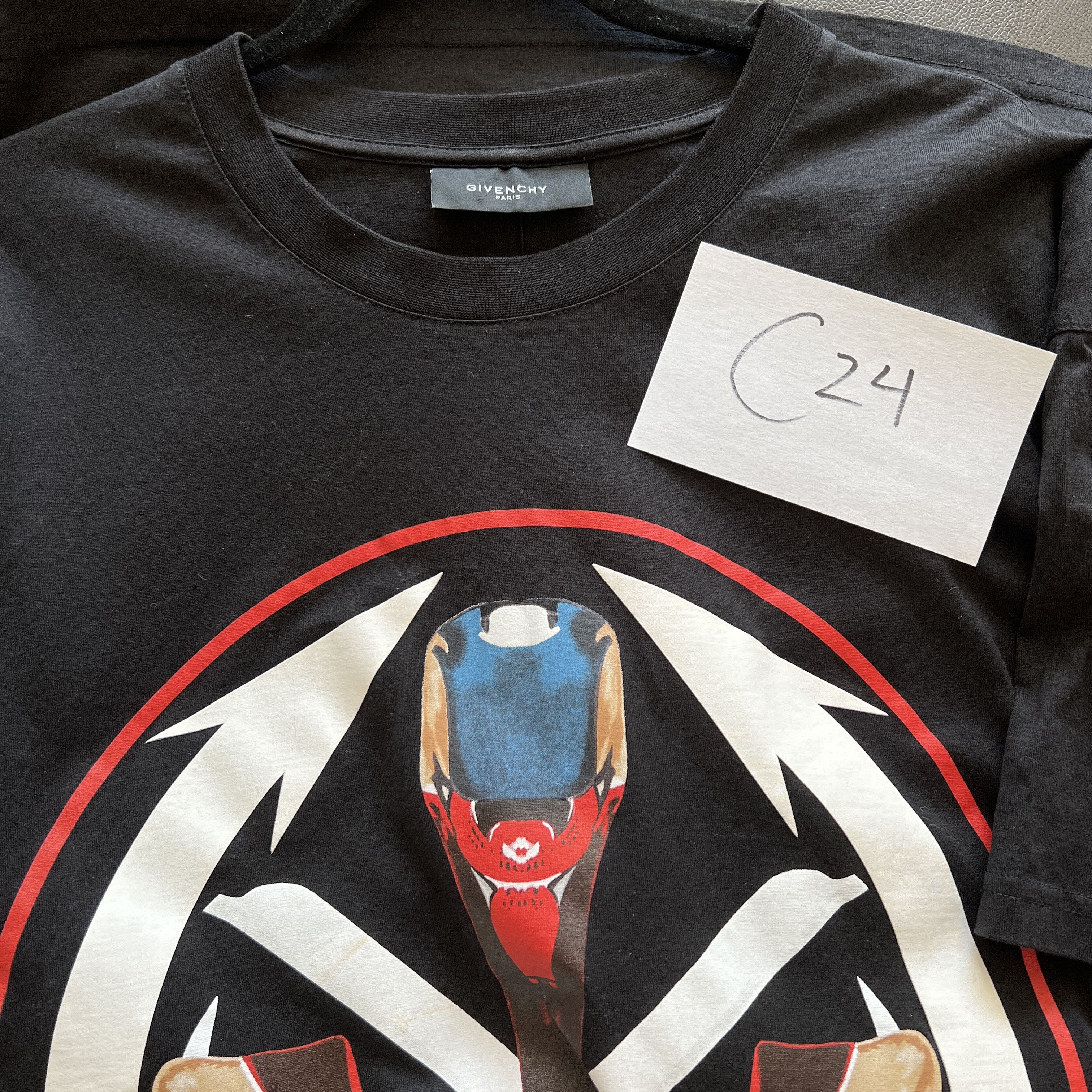 Givenchy Helmet T Shirt Sz L Hoodie, Sweatshirt | FlexRushtees.com