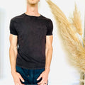 Target Basics Goodfellow Black Pocket Cotton Short Sleeve Tee Shirt Top