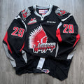 Vintage Moose Jaw Warriors Hockey Jersey Game Worn