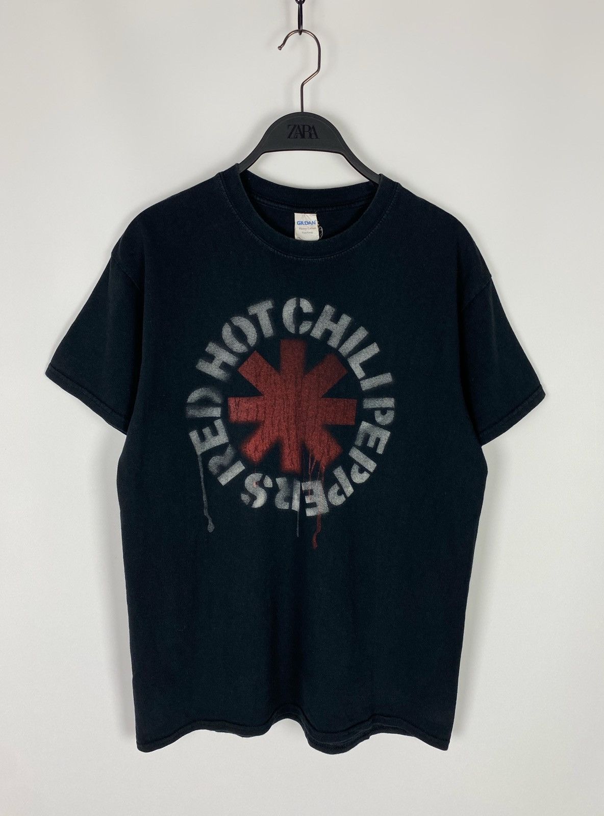Band Tees Red Hot Chili Peppers Stencil Logo T Shirt Hoodie, Sweatshirt | FlexRushtees.com