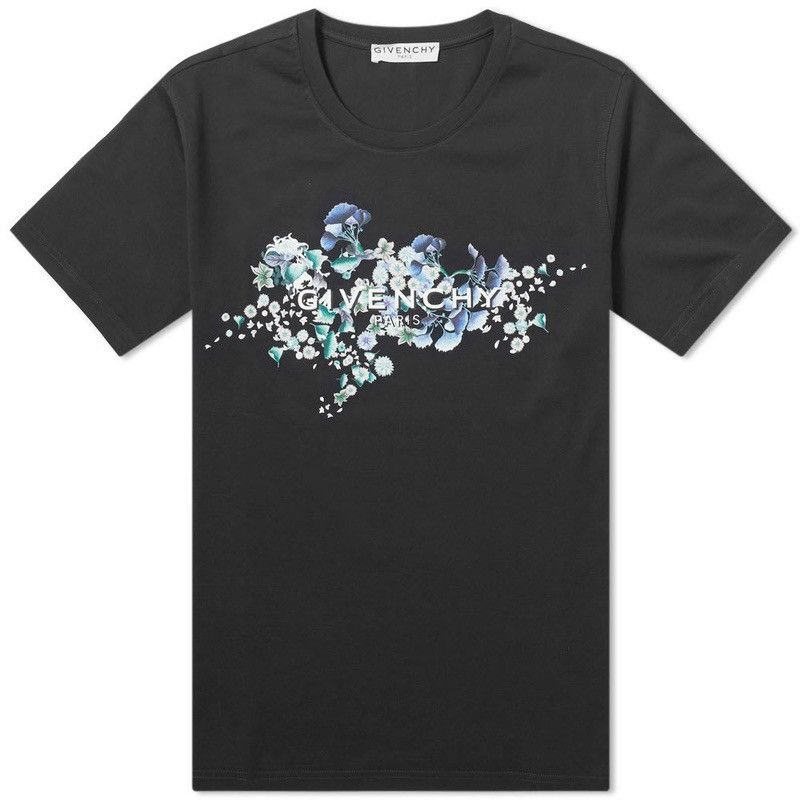Givenchy Floral Logo Tee Hoodie, Sweatshirt | FlexRushtees.com
