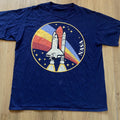 Other Nasa Blue And Yellow T Shirt Big Print