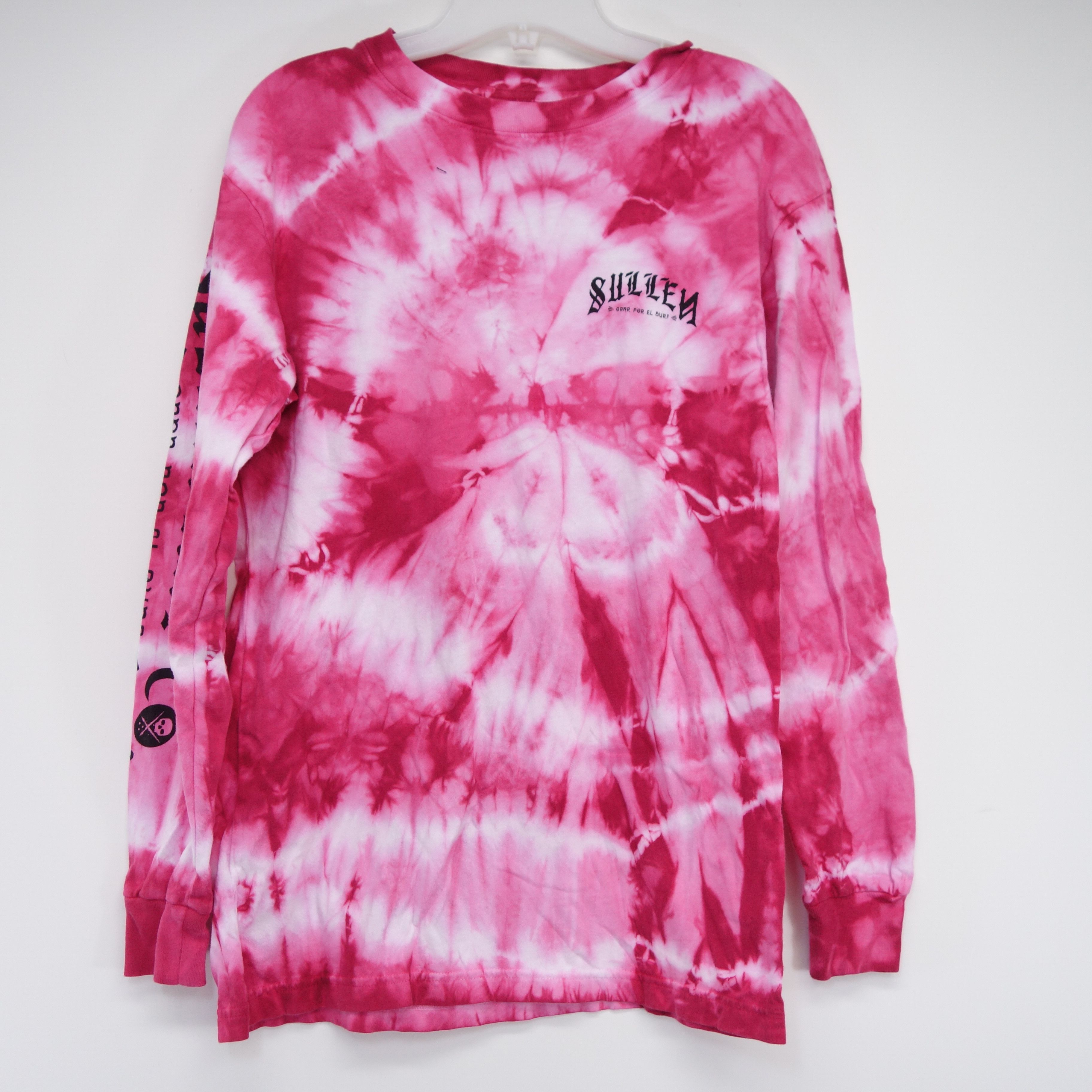Vintage Salt Life Red Tie Dye Crew Neck Skate Trippy T Shirt Small