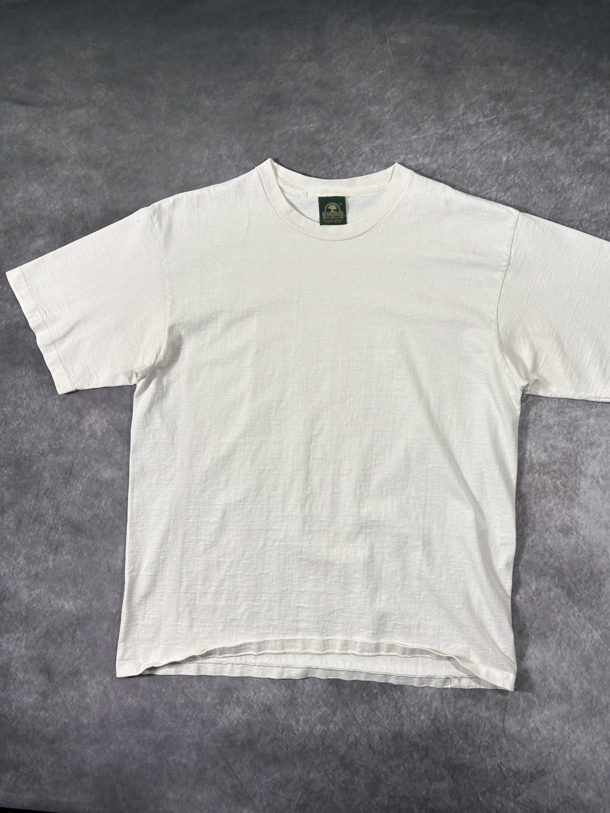 Stiff Thick Vintage Blank T Shirt 1990s Made In Usa Recycl Hoodie, Sweatshirt | FlexRushtees.com