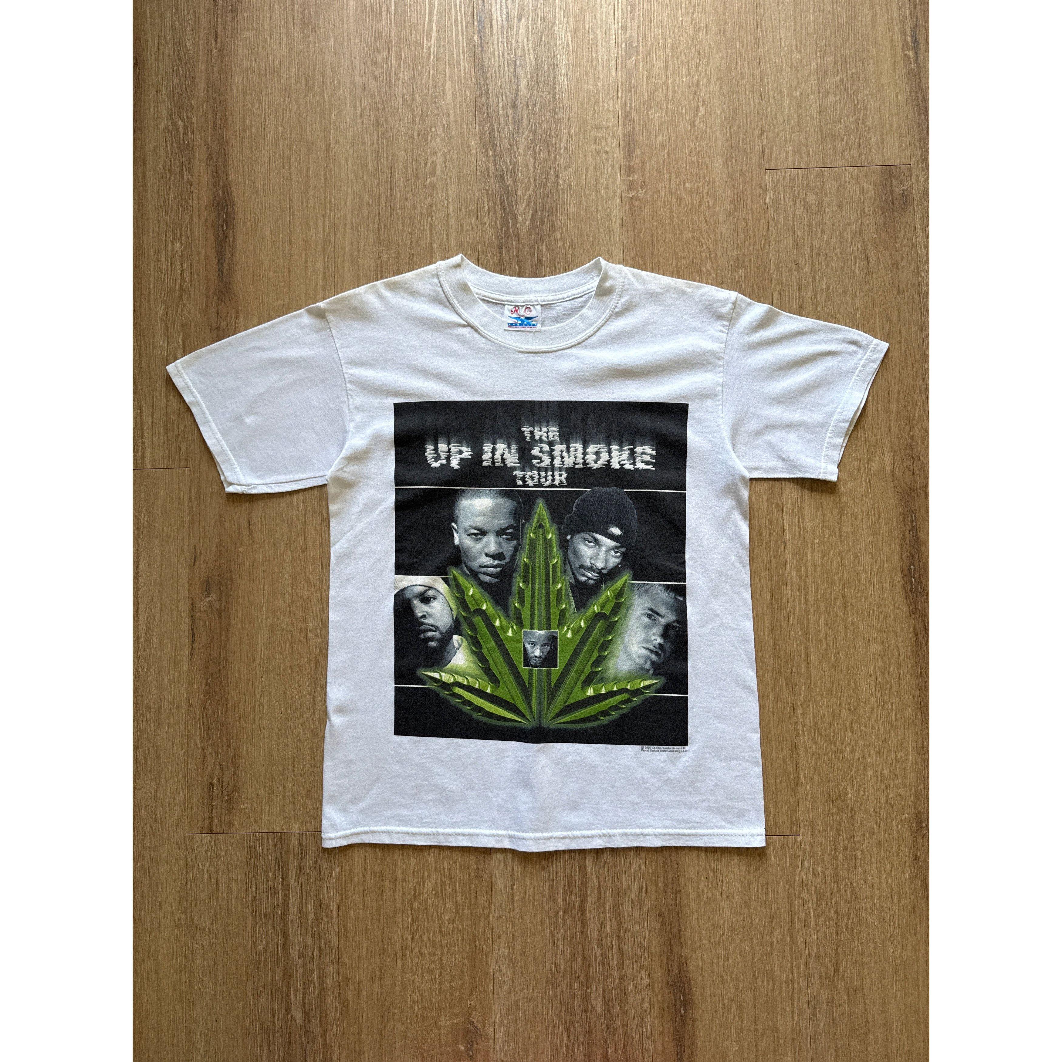 Vintage 2000 Up In Smoke Tour Dr Dre Snoop Dogg Eminem Ice T-Shirts, Hoodie, Sweatshirt | FlexRushtees.com