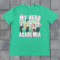Vintage My Hero Academia Shirt Men S Medium Green Graphic Tee Short Sleeve Crew Neck Anime Manga Men Hoodie, Sweatshirt