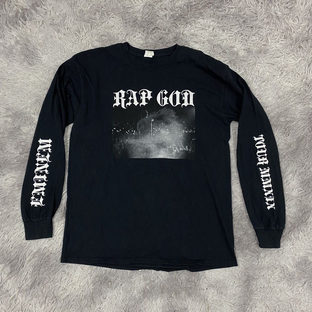 Gildan X Rap Tees Rap Tee Eminem Rap God Tour Hoodie, Sweatshirt | FlexRushtees.com