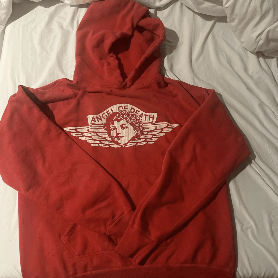 Large Saint Michael Men S Angel Of Death Hoodie T-Shirts, Sweatshirt | FlexRushtees.com