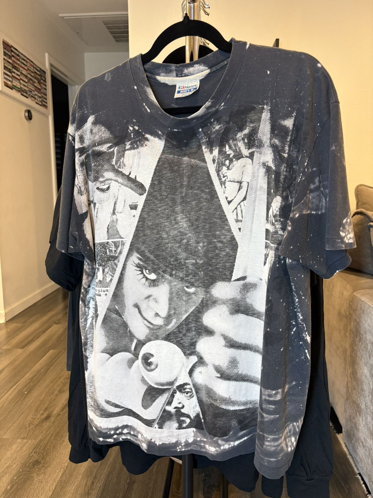 Vintage 90s Mosquitohead Clockwork Orange Tee Shirt Hoodie, Sweatshirt | FlexRushtees.com