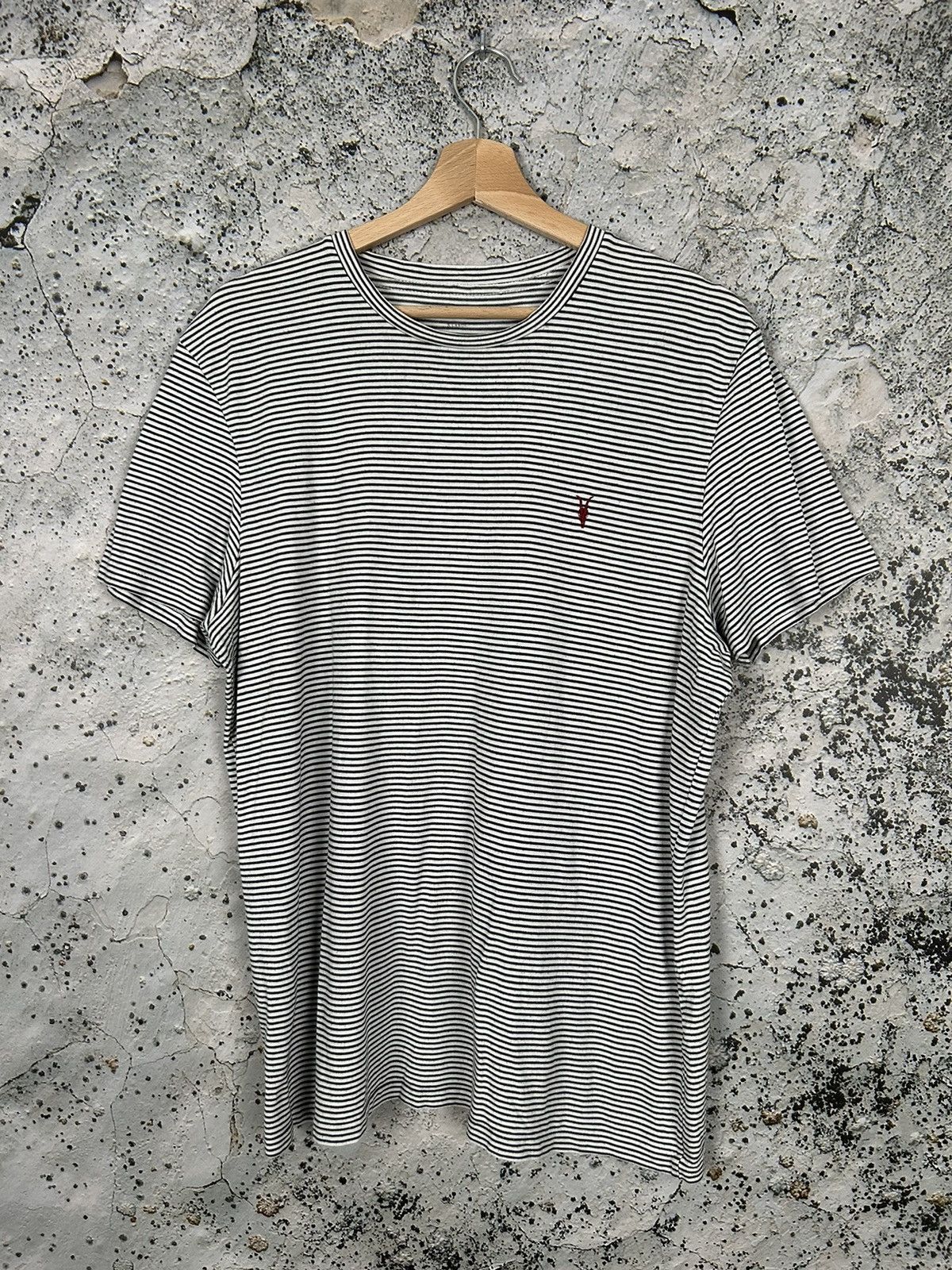 Allsaints Stripped Classic Tee Japanese Punk Grunge Hoodie, Sweatshirt | FlexRushtees.com