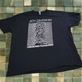 Gildan Vintage Joy Division Unknown Pleasures Band T Shirt Men Large Black Music 80s Concert Retro Hoodie, Sweatshirt