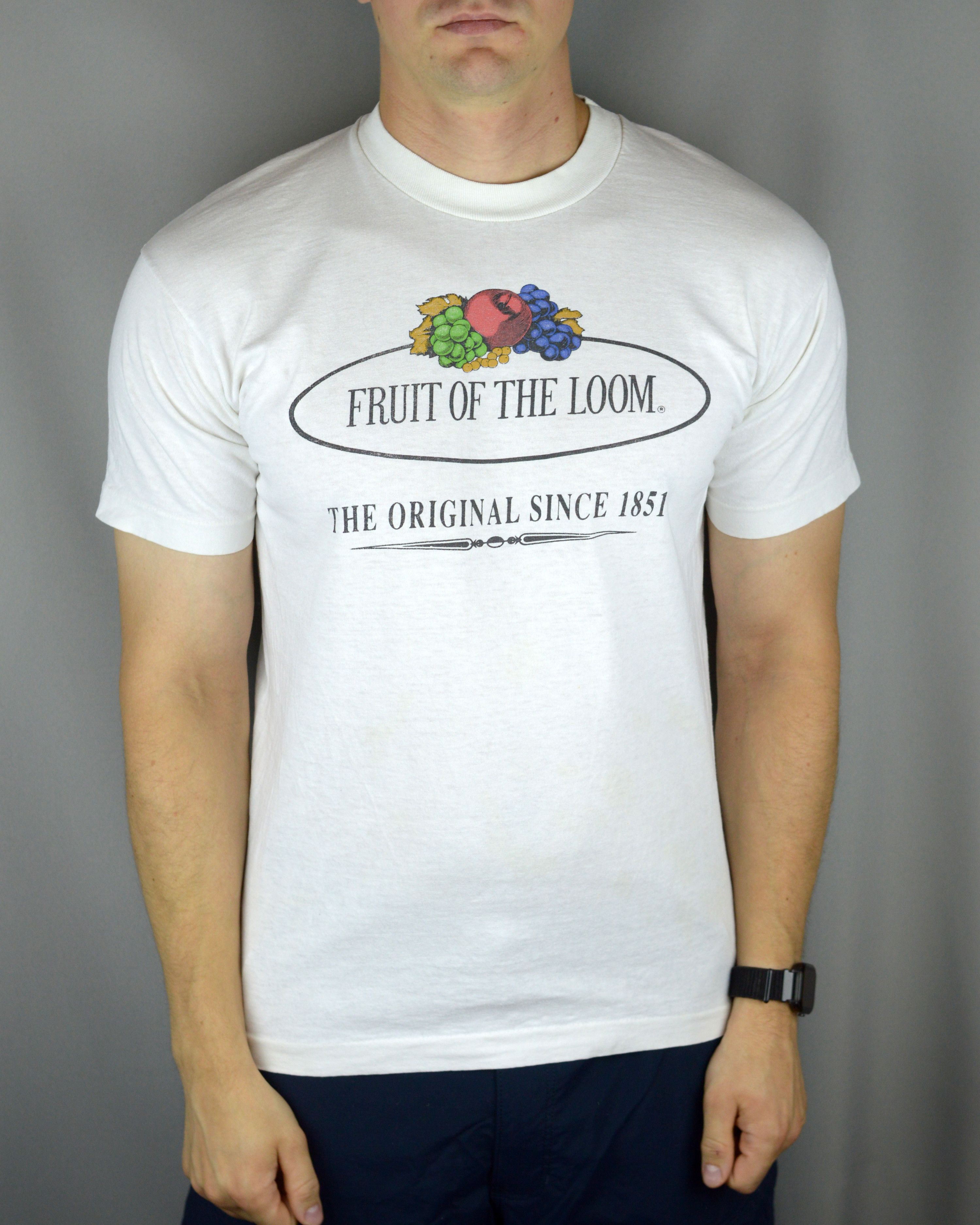 Vintage Fruit Of The Loom The Original Since 1851 T Shirt