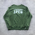 Bape A Bathing Ape Bape Crewneck Sweatshirt Green Size Large T-Shirts, Hoodie | FlexRushtees.com