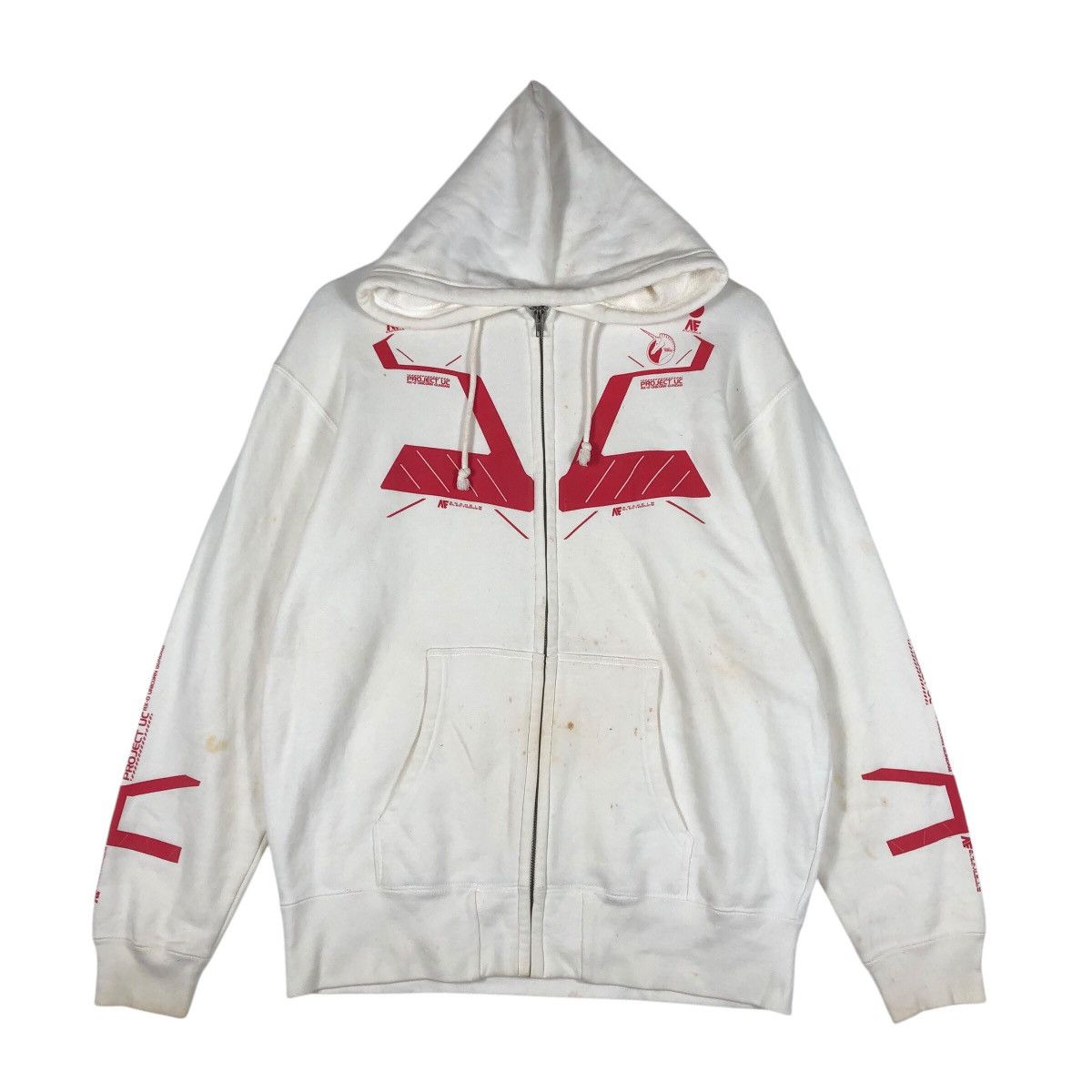 Vintage Mobile Suit Gundam Uc Unicorn Zip Sweater
