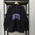 Vintage New York University Sweatshirt Quater Zip