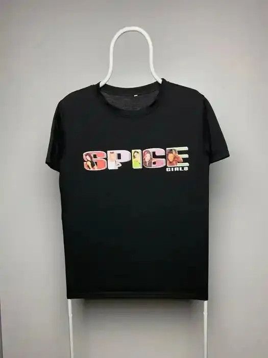 Band Tees Space Girl T Shirt Vintage Size S Black Logo Girls Band Tee