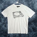 Connection Vintage French Connection White T Shirt Adult Medium Mens Shirt Size M Cotton Crew Hoodie, Sweatshirt