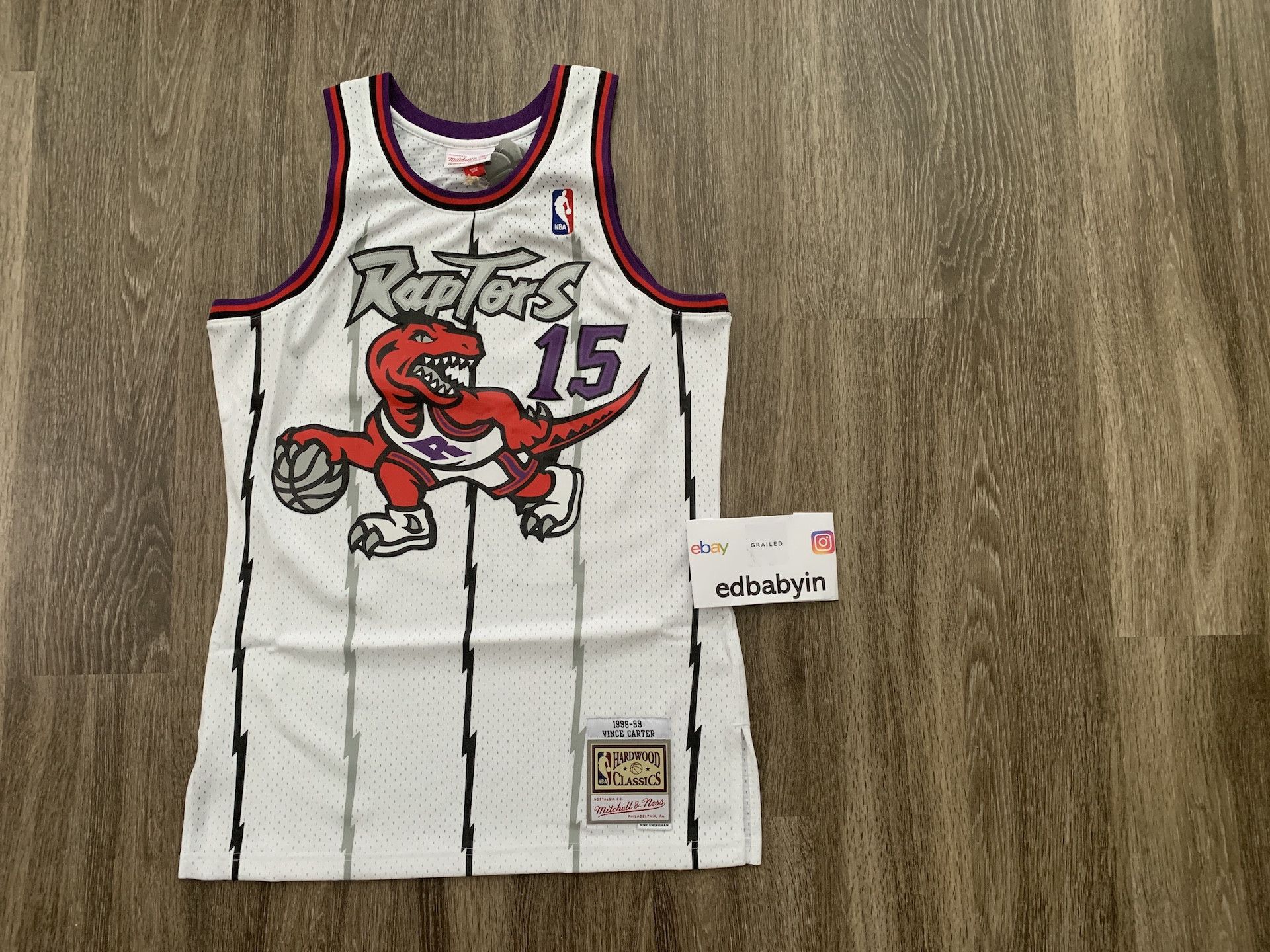 Mitchell Ness Vince Carter Toronto Raptors Authentic Swingman Jersey