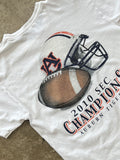 Ncaa Vintage Auburn Sec Champions Football Helemt Tee Medium Hoodie, Sweatshirt | FlexRushtees.com