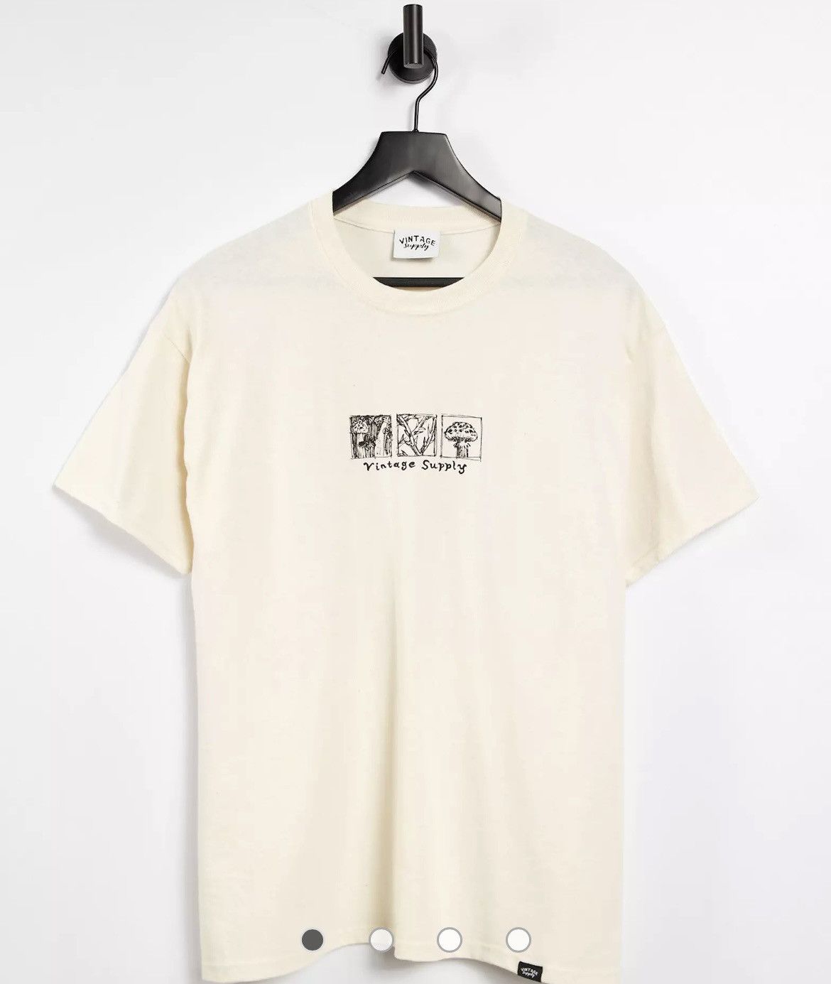 Vintage Supply Mushroom Print T Shirt