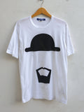 Watanabe Junya Watanabe X Comme Des Garcons Ad2015 Velvet Printed Tee