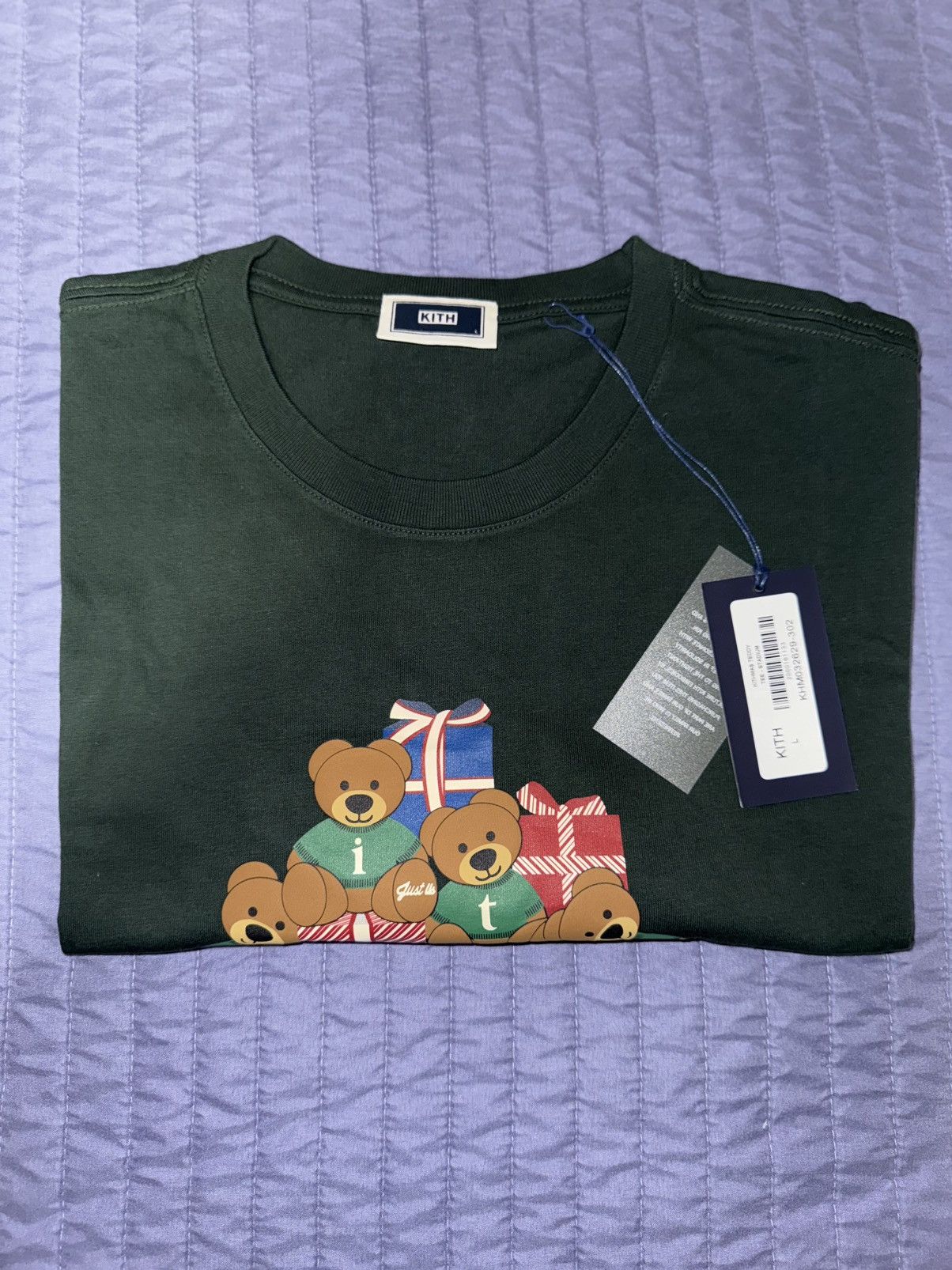 Kith Kithmas Teddy Tee Hoodie, Sweatshirt | FlexRushtees.com