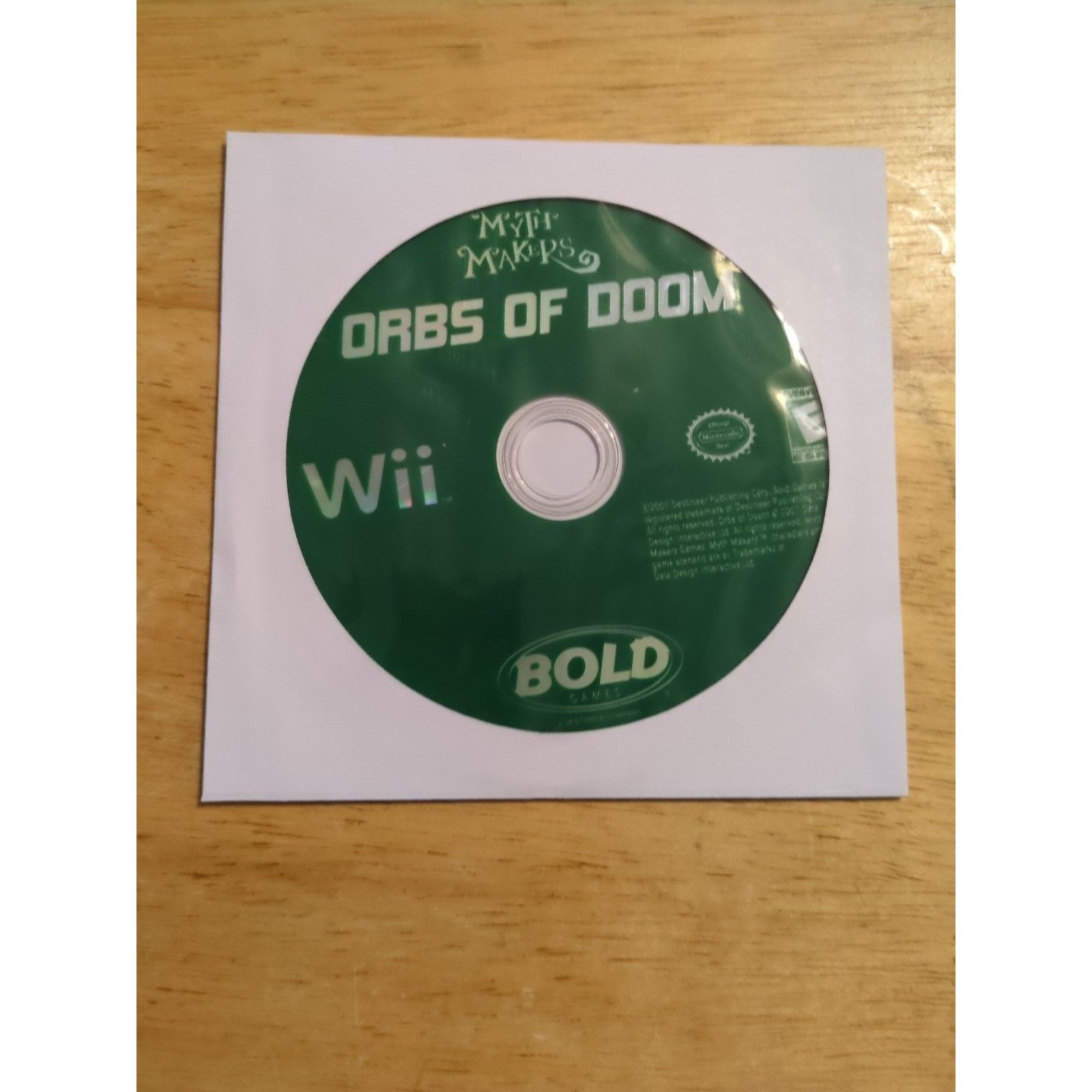 Other Orbs Of Doom Wii Disc Only