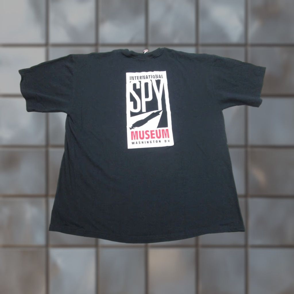 Vintage Hanes Beefy T International Spy Museum T Shirt Mens Xl Black Hoodie, Sweatshirt | FlexRushtees.com