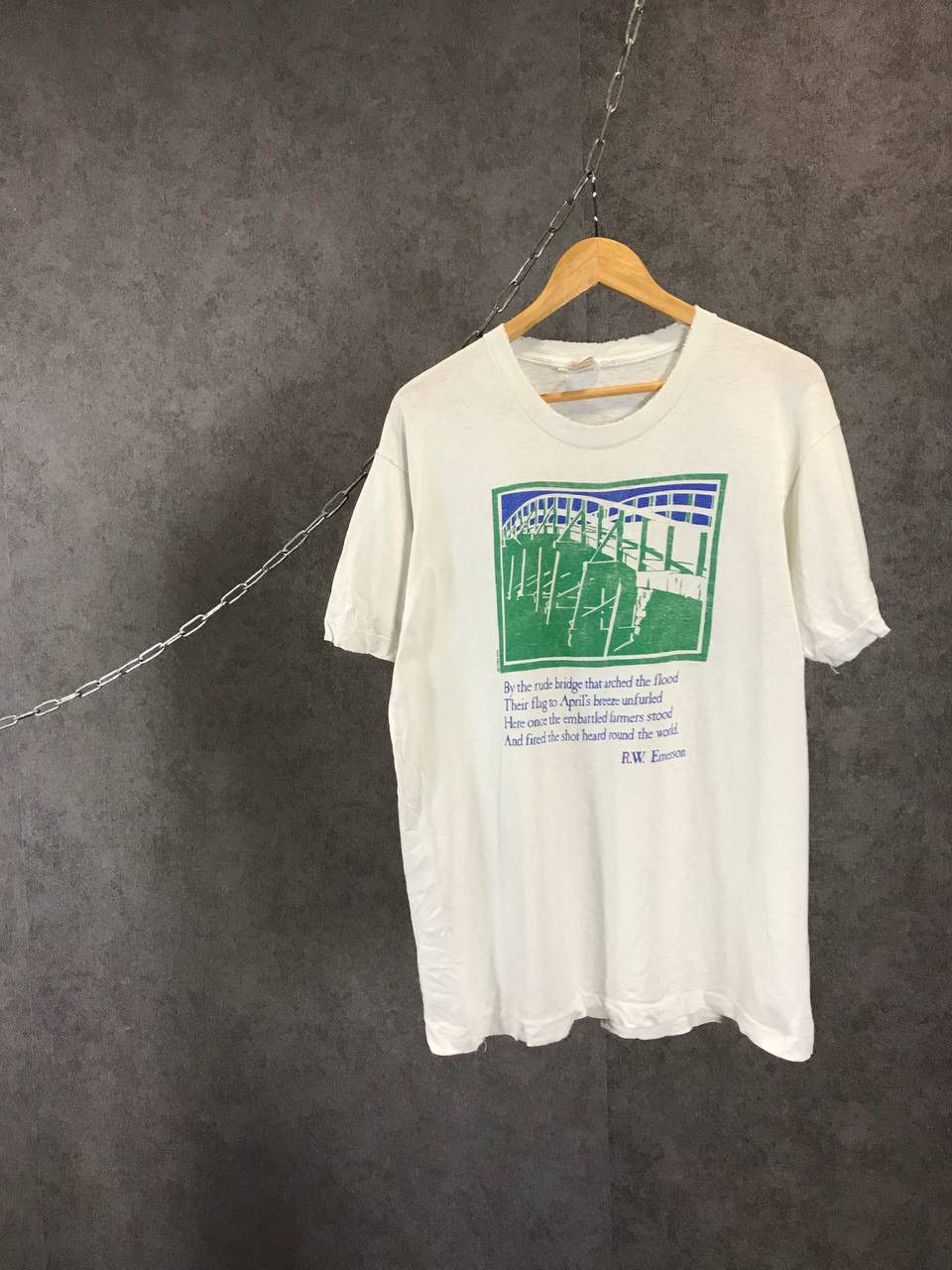 American Vintage 1990 Made In Usa Art Tee Hoodie, Sweatshirt | FlexRushtees.com