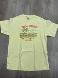 Dept Gallery Dept Palm Springs T Shirt Yellow Size Large Hoodie, Sweatshirt | FlexRushtees.com