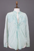 Barcelona Custo Barcelona V Neck Embroidered Top Shirt Size 1