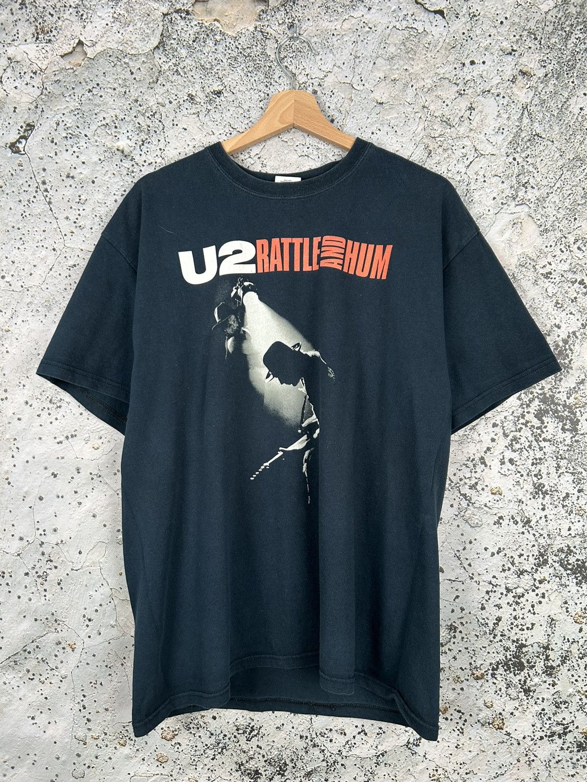Vintage U2 Rattle And Hum Rock Band Tee Hype Rare Hoodie, Sweatshirt | FlexRushtees.com